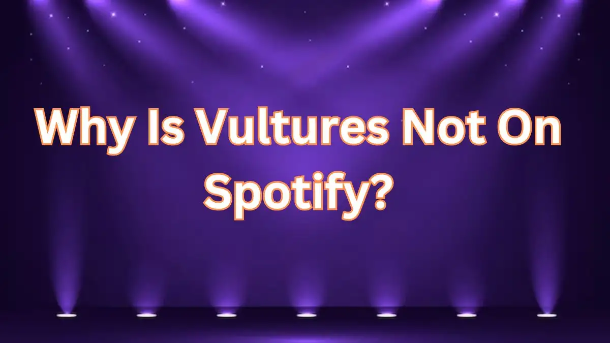 Why is Vultures Not on Spotify? All About Vultures