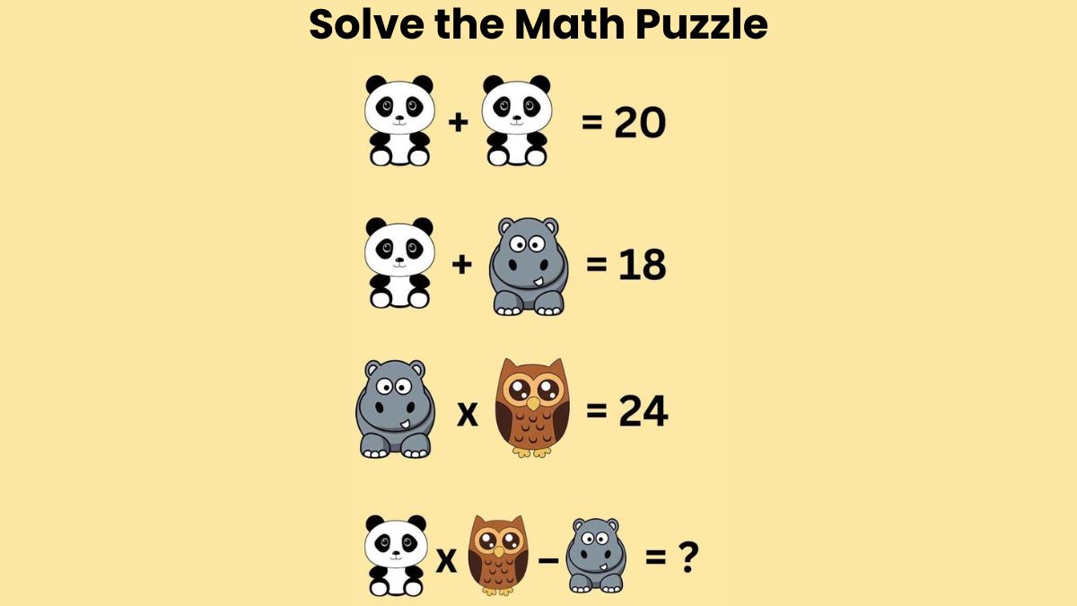 You have an IQ of 140 if you can solve this math puzzle in 8 seconds!