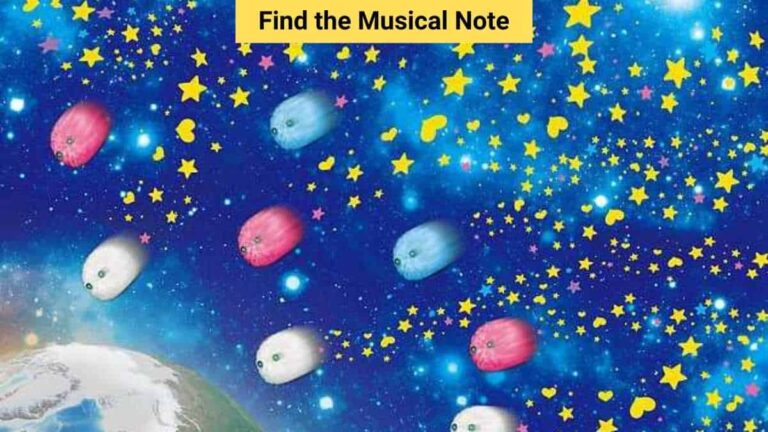 Brain Teaser IQ Test: Find the hidden music note in the space in 8 seconds!