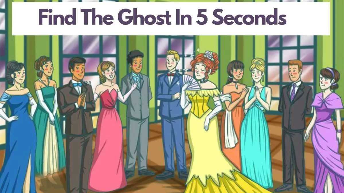 Brain Teaser IQ Test: Only 1% Can Spot The Ghost In This Party Picture In 5 Seconds!