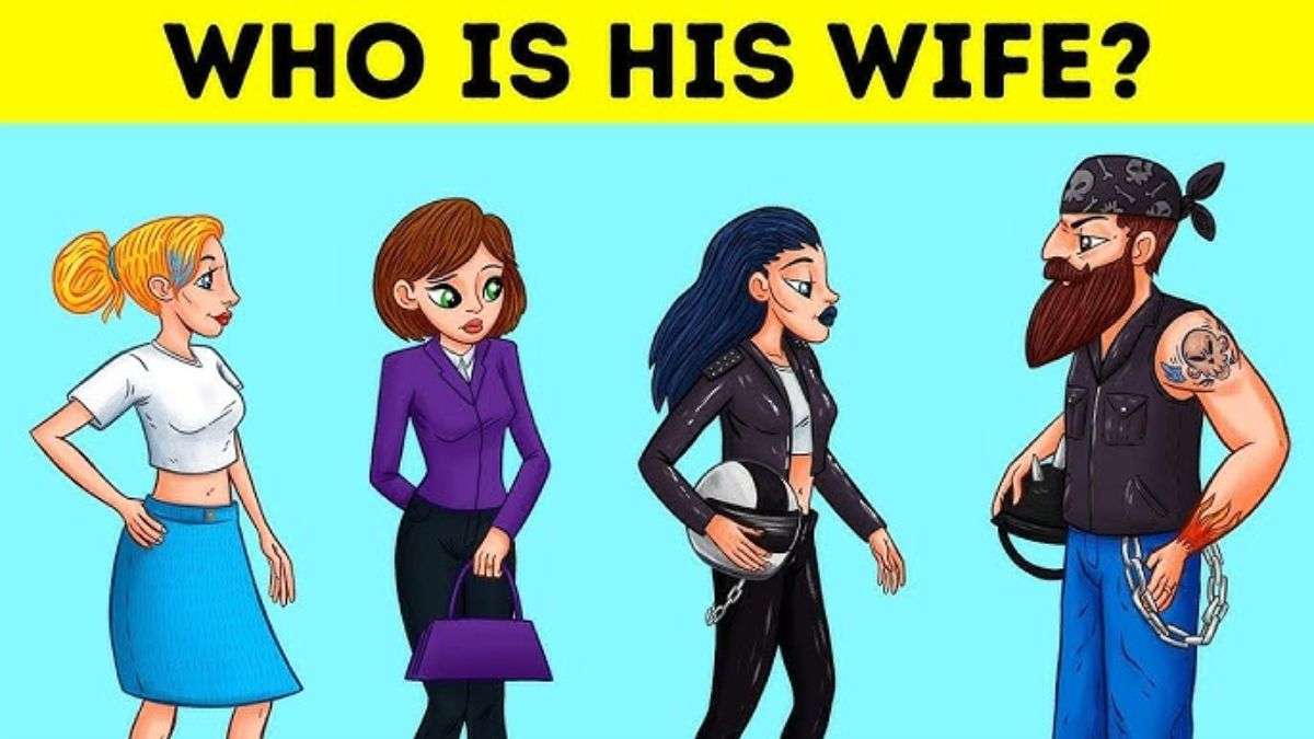 Brain Teaser: Who Is His Wife? Spot Her In 5 Seconds To Prove Your IQ!