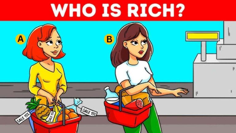 Brain Teaser: Who Is Rich? Only 1% Highly Intelligent Pass This IQ Test In 5 Seconds!