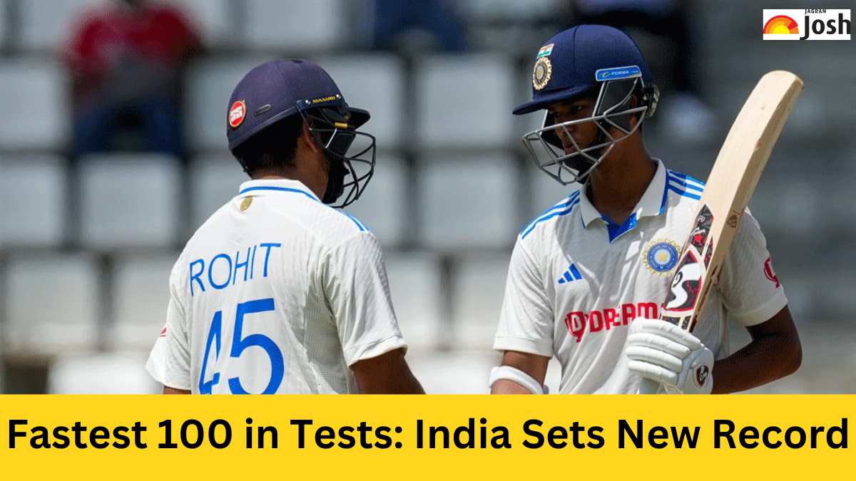 Fastest 100 in Tests - 10.1 Overs - India Sets New Record