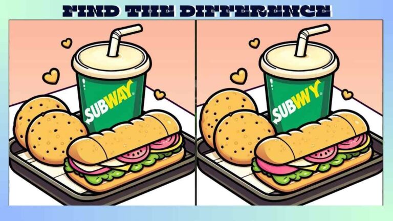 Find 3 Differences in 21 Seconds in These Subway Platter Pictures