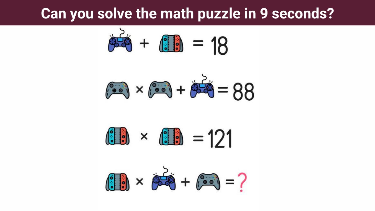 IQ Test: Only someone with an IQ above 140 can solve this math puzzle in 9 seconds!