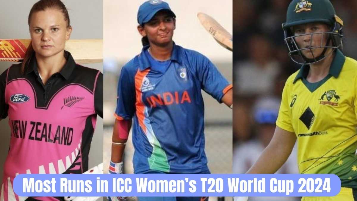 Most Runs in ICC Women’s T20 World Cup 2024 - Top Scorers