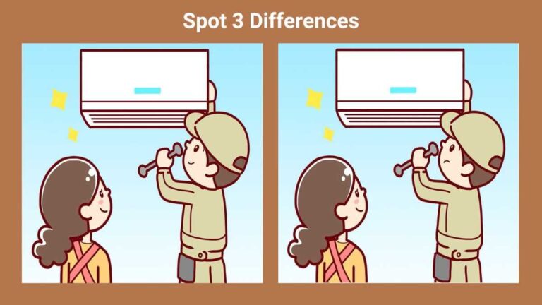 Spot 3 differences between the technician pictures in 15 seconds!