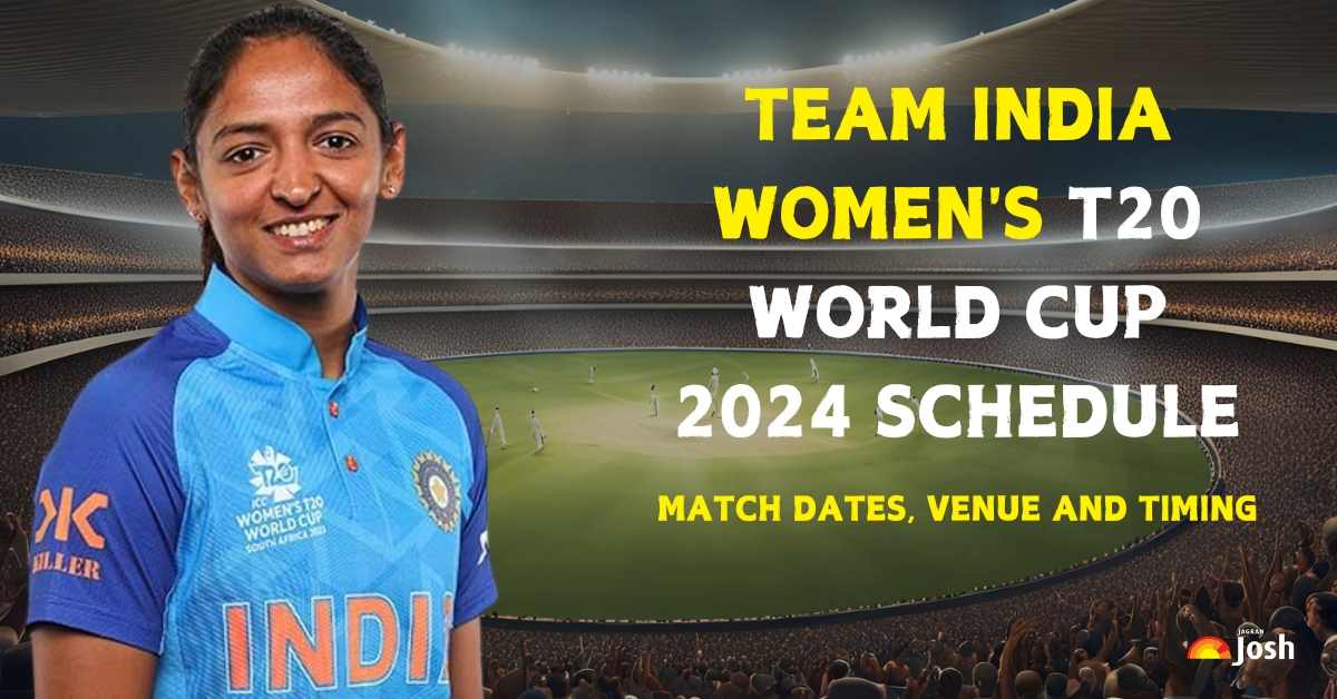 Team India Women's T20 World Cup 2024 Schedule: Match Dates, Venue and Timing