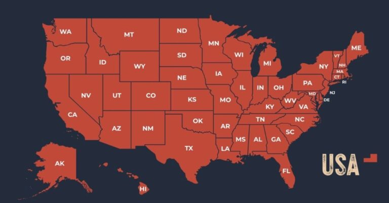 Top 5 Smallest States in the US by Area