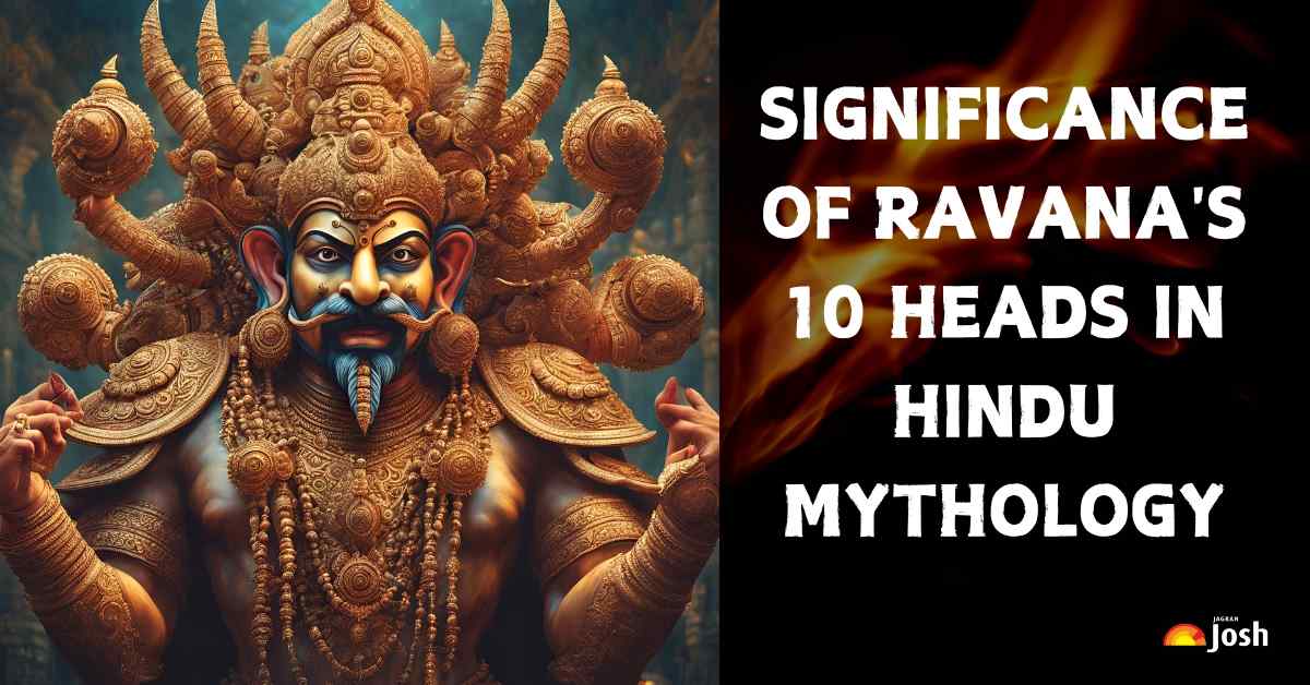 What is the Significance of Ravana's 10 Heads in Hindu Mythology?