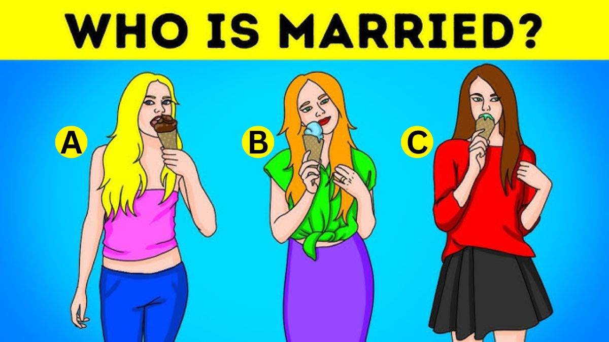 Brain Teaser: Who Is Married? Only 1% Extremely Observant Pass This IQ Test In 5 Seconds!