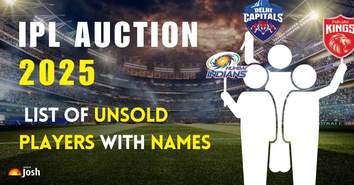 IPL 2025 Mega Auction: List of Unsold Players; Check Name Here