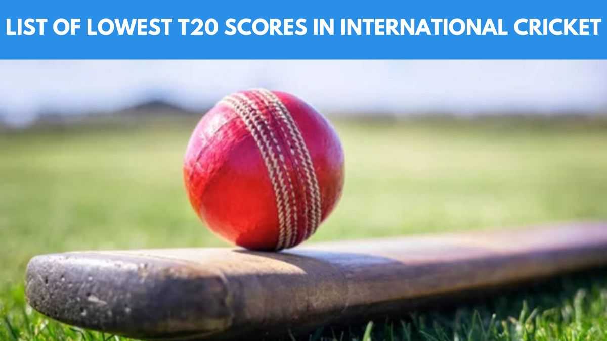 Lowest T20 Score: List of Top 10 Lowest Scores in T20 Internationals