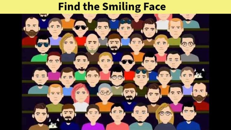 Optical Illusion – Find the smiling face in 6 seconds!