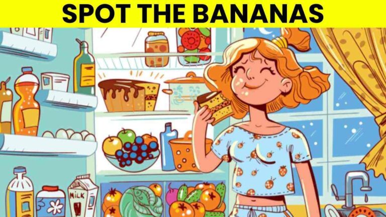 Picture Puzzle: Can You Spot The Bananas In 5 Seconds? Only The Sharpest Minds Pass This IQ Test!