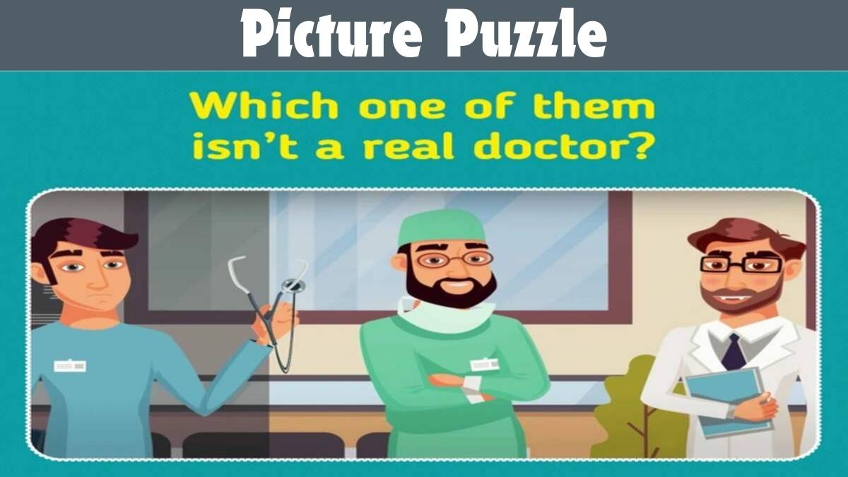 Picture Puzzle IQ Test: Who is the Fake Doctor? Only 1% of High-IQ individuals Can Solve It in 5 Seconds