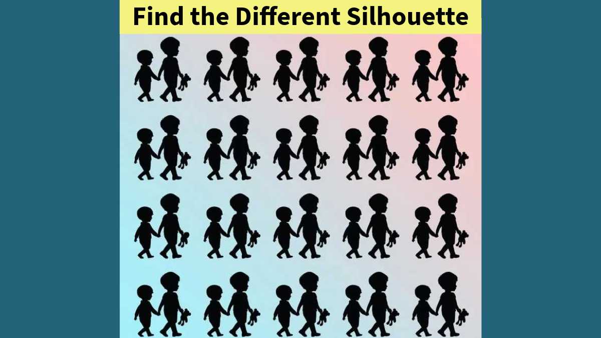 Visual Acuity Test – Find the different silhouette in 5 seconds!