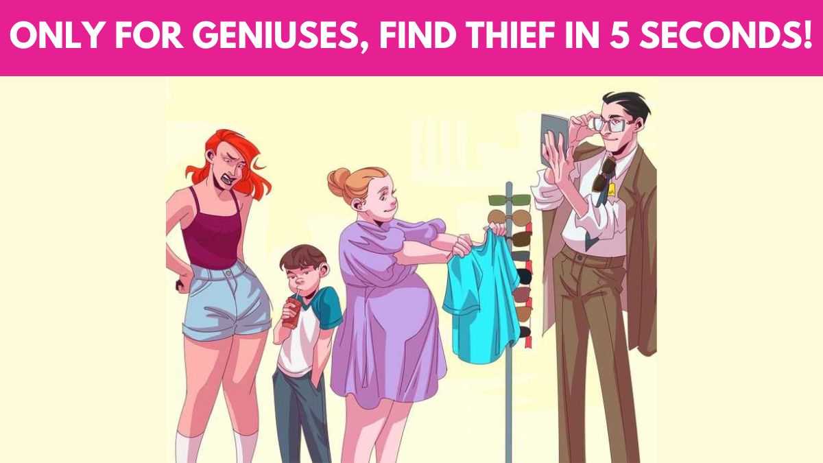 Who’s the Thief? Only 2% of Bright Minds Can Pass This IQ Test in 5 Seconds!