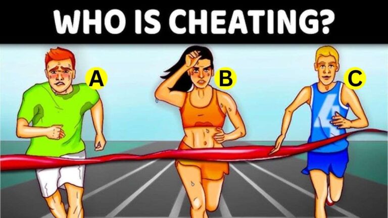 Brain Teaser IQ Test: Spot Who Is Cheating In The Race? Only 1% Geniuses Answer Correctly In 5 Seconds!