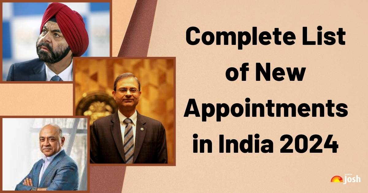 Complete List of New Appointments in India 2024, Download PDF