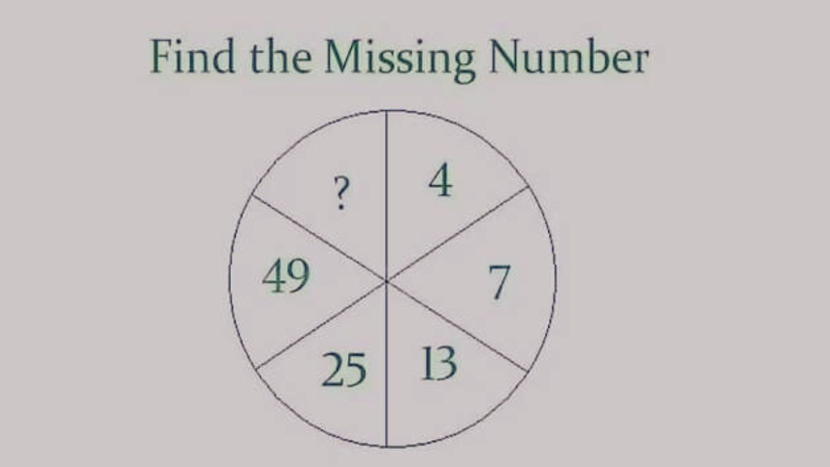 IQ Test: You’re a Human Calculator if You Can Find the Missing Number in 7 Seconds!