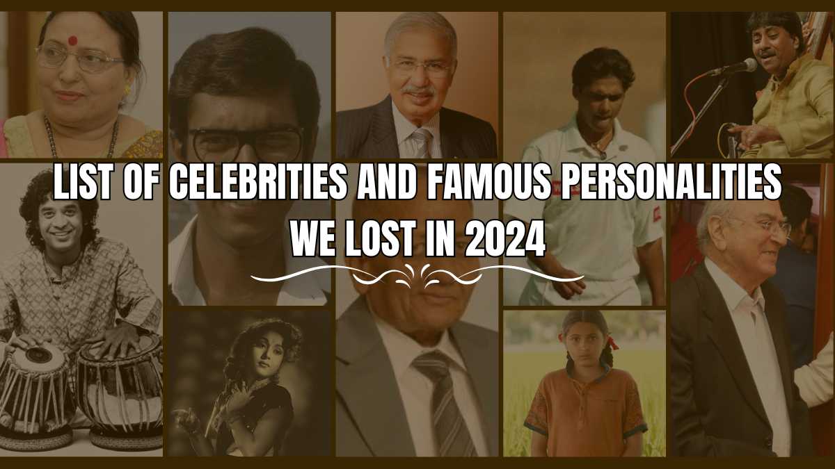 List of Celebrities and Famous Personalities We Lost in 2024