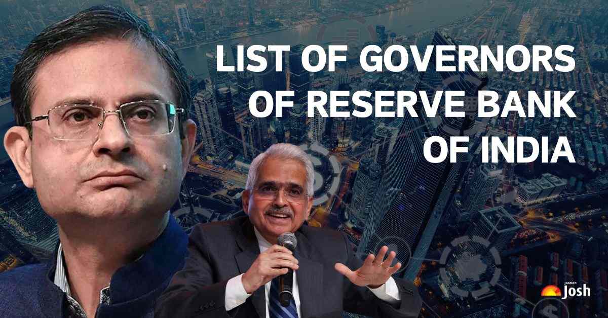 List of Governors of Reserve Bank of India (1935-2024)