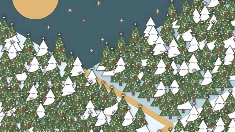 Only Sharp Eyes Can Find the Hidden Elf in This Christmas-Themed Brain Teaser in 5 Seconds!