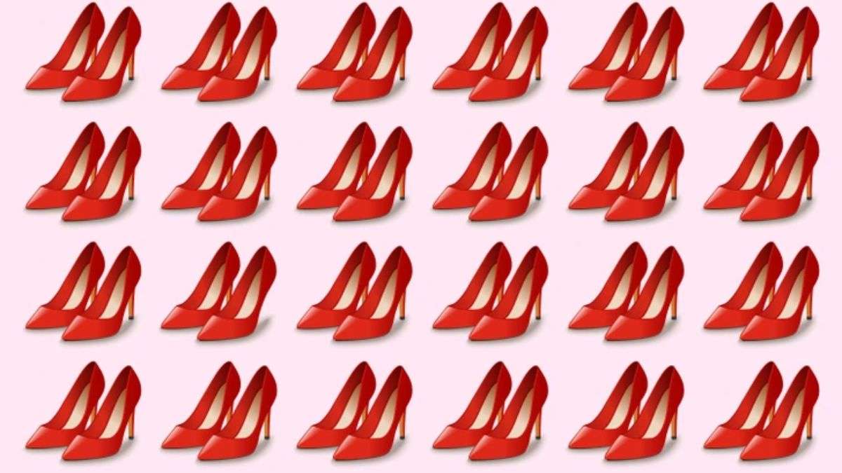 Picture Puzzle IQ Test: Only 1% With Hawk’s Eye Vision Can Spot The Odd Heels In 5 Seconds!