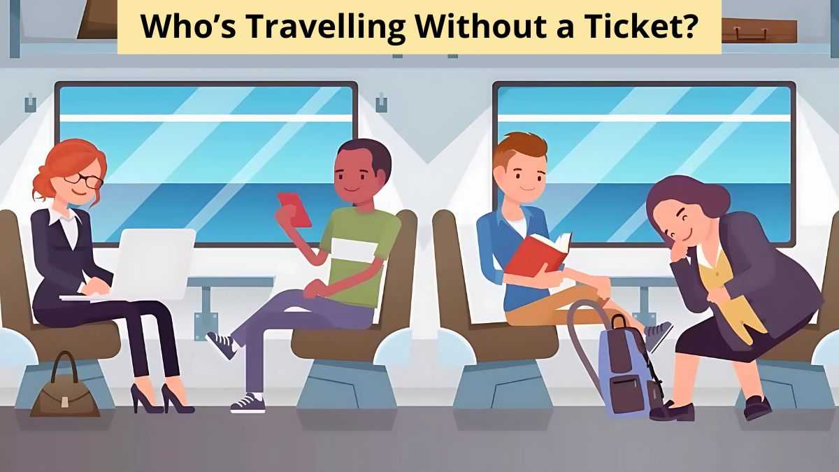 Picture Puzzle IQ Test: Only Genius Minds Can Find Who’s Travelling Without Ticket in 4 Seconds!