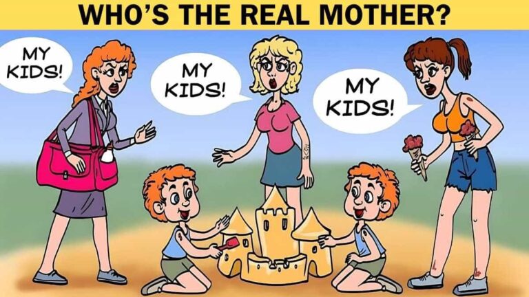 Brain Teaser IQ Test: Only the sharpest minds can find who’s the real mother in 5 seconds!