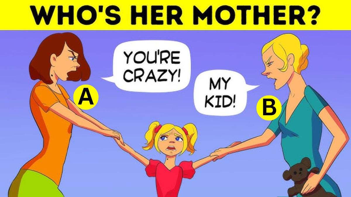 Brain Teaser: Spot Who Is The Real Mother? Only 1% Intelligent People Pass This IQ Test In 5 Seconds!