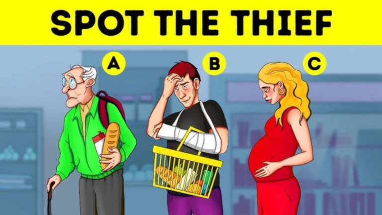 Brain Teaser: Spot Who Is The Thief? Only 1% With Critical Thinking Pass This IQ Test In 5 Seconds!