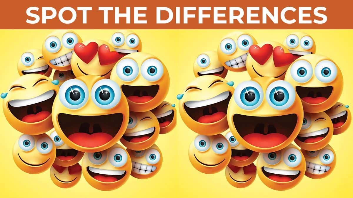 Only the eagle-eyed can spot 2 differences in 7 seconds! Are you one of them?