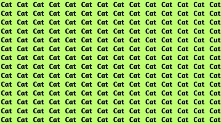 Optical Illusion IQ Test: Can You Spot The Word ‘Cut’ Hidden Among Cats In 5 Seconds?