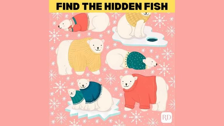 Picture Puzzle Challenge: Test your vision by finding the hidden fish in the picture in 7 seconds!