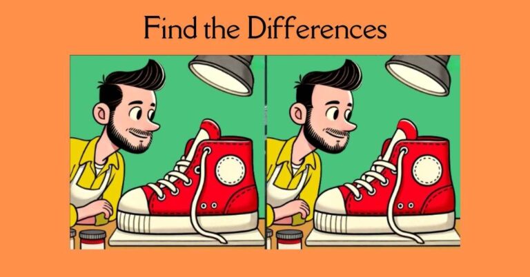 Spot the 3 Differences in Shoemaker Making Shoe– Beat the 25-Second Challenge!