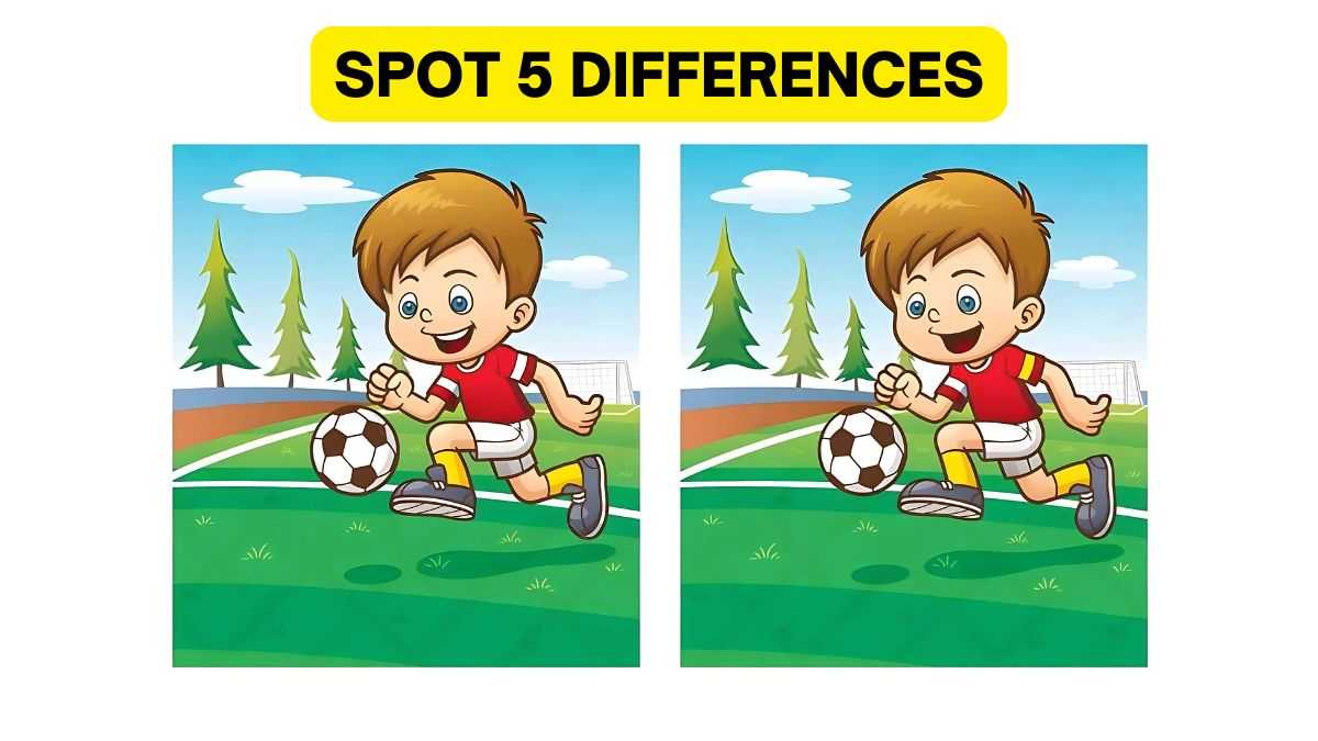 Spot the Difference: Can You Find 5 Differences in 17 Seconds?