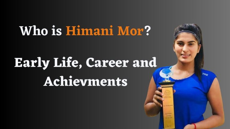 Who is Himani Mor: Haryana’s Tennis Player; Early Life, Career, and Achievements