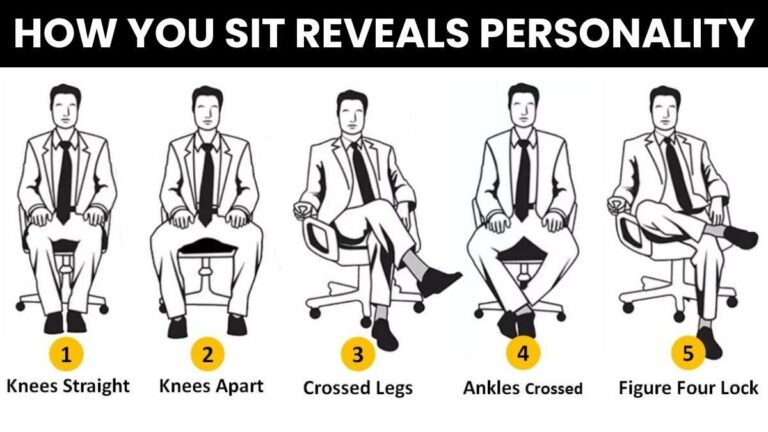 Your Sitting Posture Reveals Your Hidden Personality Traits