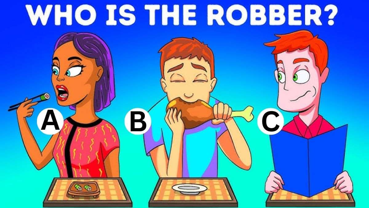 Brain Teaser IQ Test: Can You Spot The Robber In 5 Seconds?