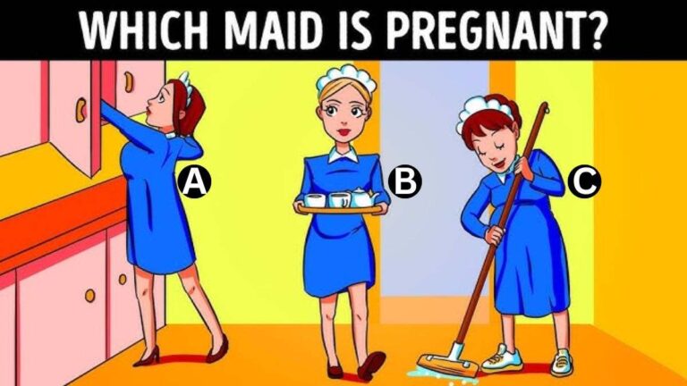 Brain Teaser: Spot Which Maid Is Pregnant? Only Highly Intelligent Minds Pass This IQ Test In 5 Seconds!