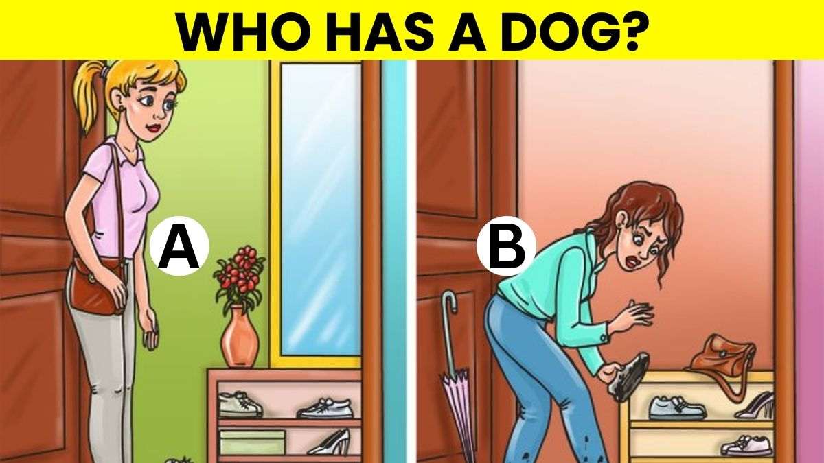 Brain Teaser: Spot Who Has A Dog? Only 1% Solve This IQ Test In 5 Seconds!