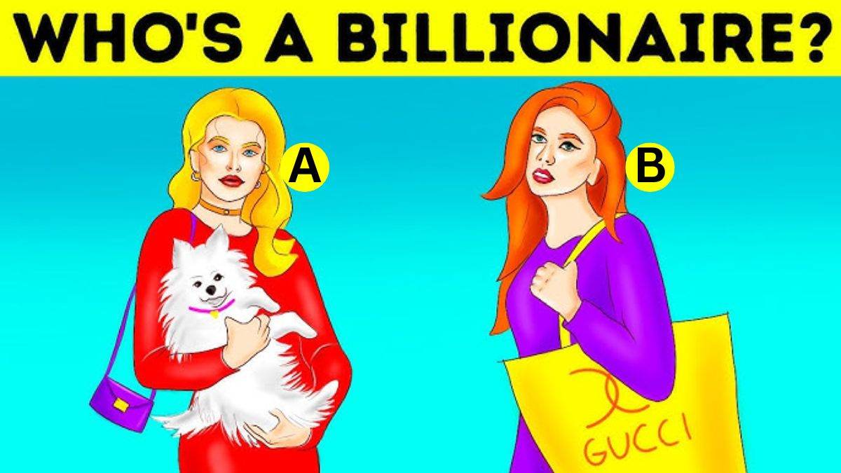 Brain Teaser: Spot Who Is The Billionaire? Only 2% With Superior Observation Pass This IQ Test In 5 Seconds!