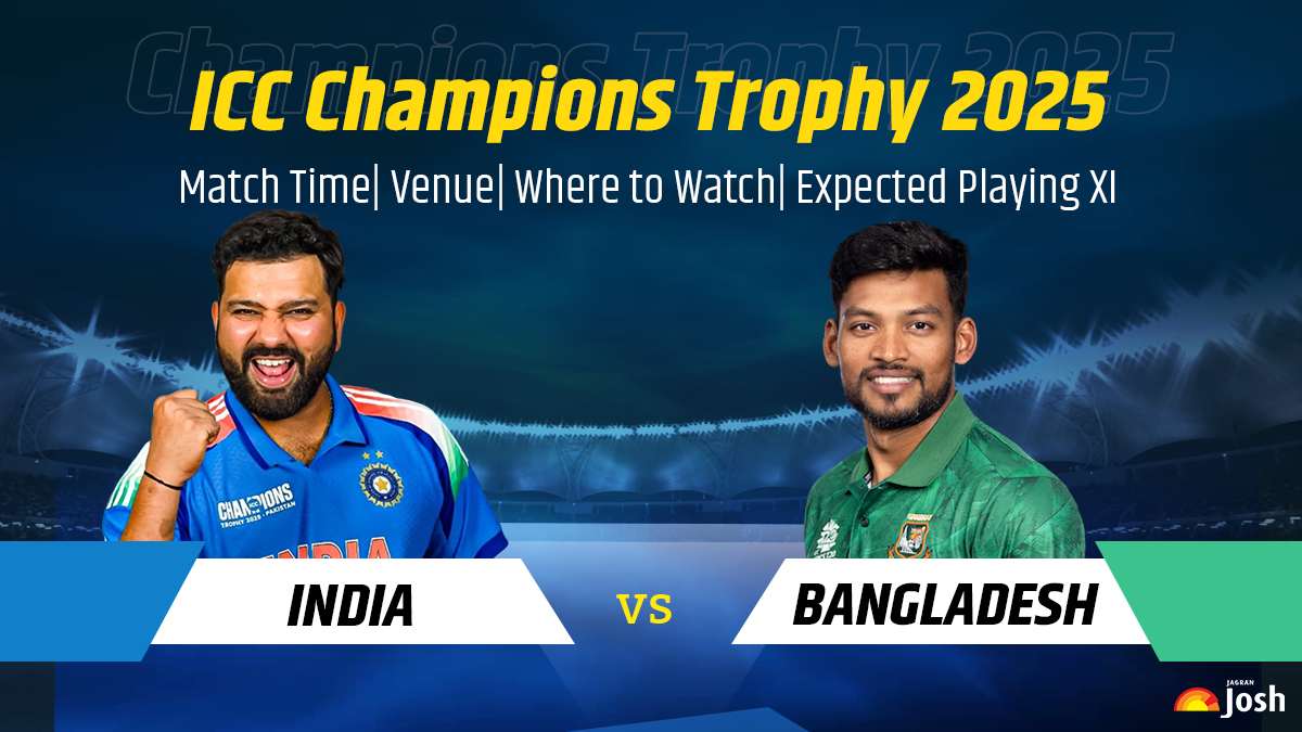 India vs Bangladesh Champions Trophy 2025: Match Time, Where to Watch Live Streaming and Playing 11