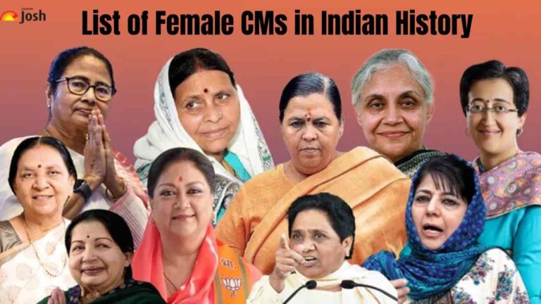 List of Female CMs in Indian History: Check Name, States and Tenure