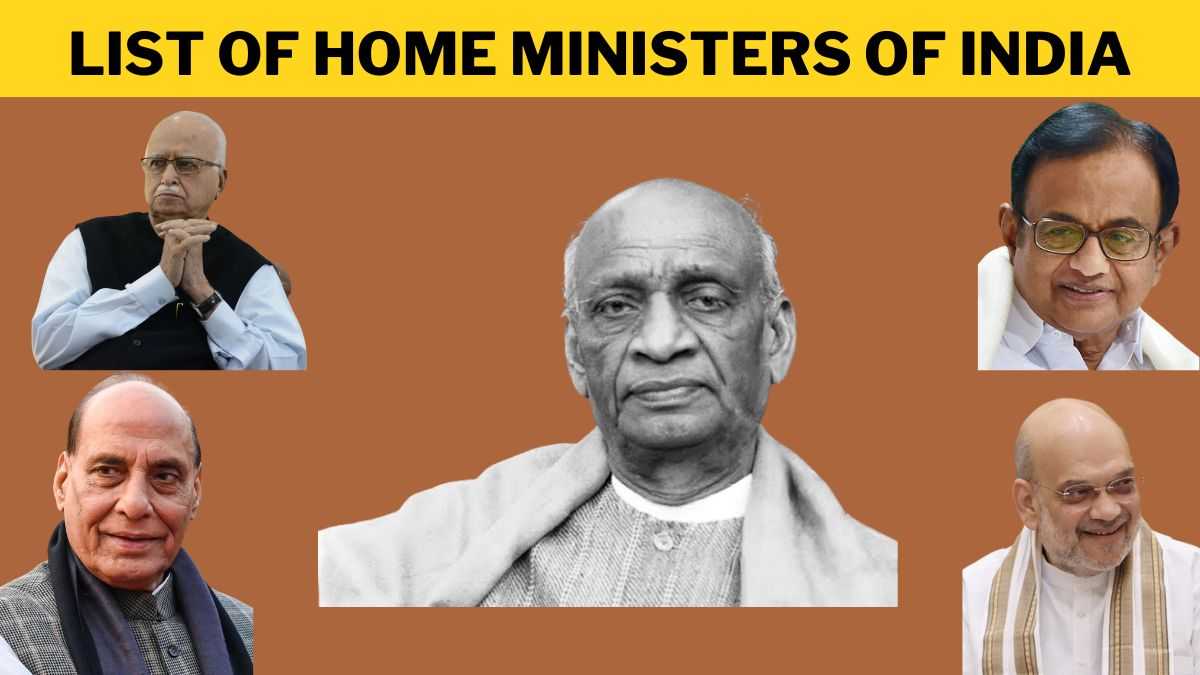 List of Home Ministers of India 1947-2025