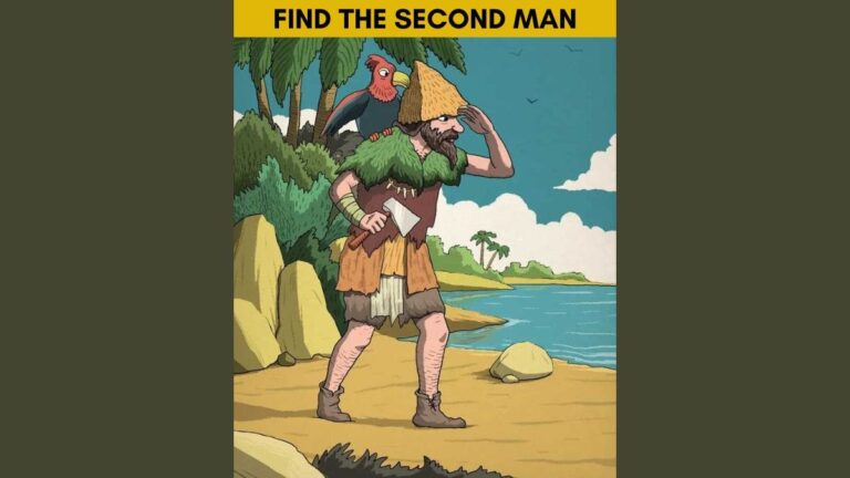 Optical Illusion: If you can spot the second man in 5 seconds, you have sharp eyes and a high IQ!