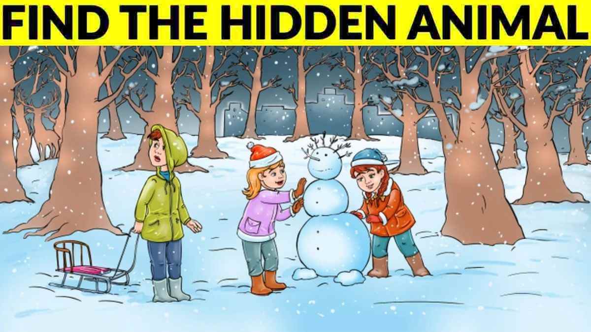 Optical Illusion Test: If You Spot The Hidden Deer In 5 Seconds, Your IQ Might Be Genius Level!