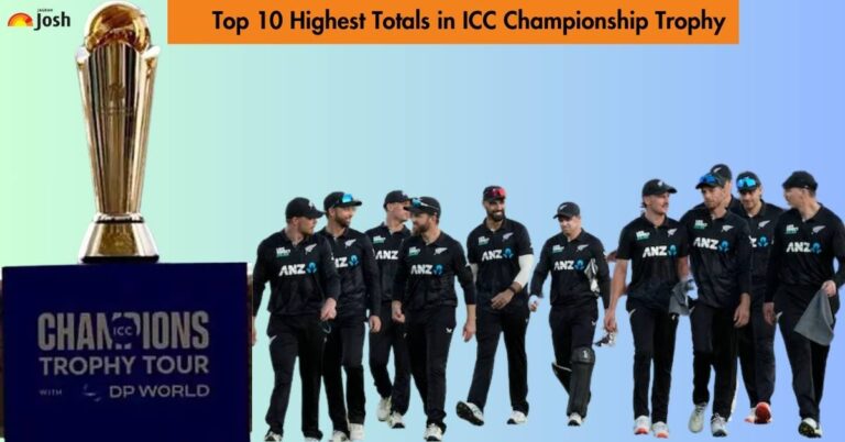 Top 10 Highest Totals in ICC Championship Trophy